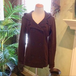 Double Breasted Hoodie Jacket